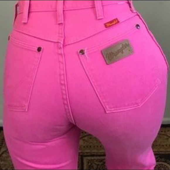 pink wrangler jeans